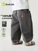 Los pantalones para niños de Dudu están hechos de algodón puro, adecuados para otoño.. Los pantalones largos de niño son holgados, y los pantalones casuales de niña son diseños nuevos y elegantes para niños pequeños.