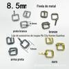 8,5 mm Mini Fivela de Cinto Pin 8,5 Super Pequeno bjd Fivela de Cinto Fivela de Sapato de Bebê com Agulha Boneca de Brinquedo Fivela de Metal