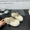 Zapatos de Playa Tejidos Estilo Nuevo Verano 2026, Mocasines Cerrados para Mujer, Sandalias de Playa Estilo Birkenstock Retro