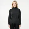 Comercio Electrónico Transfronterizo de Amazon Marca de Moda MAX Auténtico Mismo Estilo Color Sólido Cuello Medio Cuello Redondo Corte Holgado Suéter Tejido Mujer