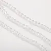 Cuentas de Rueda Facetadas de Vidrio Transparente de Colores, Cuentas Sueltas, Cuentas Redondas para DIY, Pulseras, Bolsas, Accesorios para Ropa