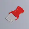 Peine de acero inoxidable para pulgas para perros y gatos, eliminando pulgas, piojos y huevos; cepillo para aseo