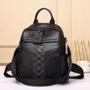 Bolso de Mujer de Cuero Genuino 2026 Modelo Nuevo Mochila de Piel de Vaca de Primera Capa para Mujer Mochila de Cuero Suave Versátil Casual Se Puede Usar como Bolso de Hombro 8131