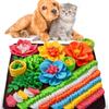Tapete Puzzle para Comida Lenta para Mascotas Tapete de Olfato para Perros Manta de Alimentación para Gatos Tapete de Entrenamiento de Olfato Juguete E-commerce Outlet de Fábrica