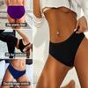 Ropa Interior de Algodón Transpirable de Cintura Baja Popular de Amazon para Mujer Calzones Sencillos de Color Puro Procesamiento OEM y Personalización