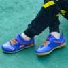 Sapatos Infantis Primavera e Outono Malha Tênis Esportivos para Meninos Tênis Casuais com Velcro Designado para Escola