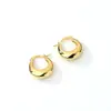 Pendientes de Plata de Ley S925 con Diseño Metálico en Forma de U Henna Nuevos de Moda Estilo Minimalista Nicho Accesorios para Orejas en Stock