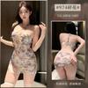 Xianyi Lencería Sexy Puro Deseo Tentación Falda Bodycon Floral Apasionada No Hay Que Quitarse Sexy Coqueteo Divertida Uniforme Femenina Qqny