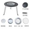 Estufa portátil plegable para exteriores, estufa para té, estufa multifunción para el hogar, juego completo de mesa de té, estufa para fuego y barbacoa