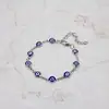 Pulseira Transfronteiriça Amazon Feminina Europeia e Americana Olho Maligno Pulseira ins Simples Amazon Estudante Olhos Azuis