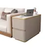 Armário Lateral para Sofá de Sala de Estar de Chão, Novo Estilo Luxuoso, Armário Lateral de Alta Qualidade, Armário Estreito Pequeno de Madeira Maciça de 30cm, Simples e Moderno