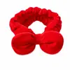 Diadema de Lazo Grande de Color Sólido Hecha a Medida Transfronteriza para Mujer, Diadema de Ala Ancha para Lavarse la Cara, Diadema Absorbente de Felpa, Accesorio Simple para el Cabello