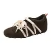 Nuevos Zapatos para Mujer 2026 con Aumento Invisible de 5 cm~ Zapatos de Entrenamiento Alemanes con Suelas Delgadas y Cintas de Satín, Zapatos Casuales, Zapatos Mary Jane, Zapatos Forrest Gump