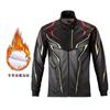Ropa de Pesca Gruesa de Terciopelo de Invierno Chaqueta de Pesca Cálida de Terciopelo Transpirable Top de Manga Larga para Pesca al Aire Libre para Hombres
