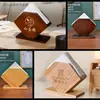 Caixa de lenços de bambu e madeira, caixa quadrada para guardanapos comercial, caixa de lenços criativa para hotéis, restaurantes e cafés, personalizável com logotipo