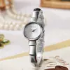 2026 El más vendido transfronterizo Pulsera de eslabones de bambú marca Kayequan Pulsera compacta de lujo para mujer Reloj de cuarzo
