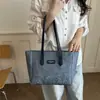Bolsa de textura popular para mujer 2026 Otoño/Invierno Nuevo Bolso Tote Estampado de Leopardo para Mujer Gran Capacidad para Viajar al Trabajo Bolso Grande de un Solo Hombro