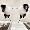 Diadema para Orejas con Lazo y Cascabel, Accesorios para la Cabeza con Orejas de Animal, Diadema de Orejas de Gato Exclusivamente para Suministro Transfronterizo a Europa y América