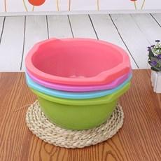 Venta directa de fábrica, lavabo pequeño de plástico con doble asa, lavabo grueso para niños, se venderá como lavabo de plástico de regalo.