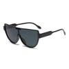 Gafas de Sol Aviador de Moda de Media Montura de Una Pieza Ciclismo Protección Ocular a Prueba de Viento Gafas Personalidad Celebridad de Internet Moda Fotografía Callejera Gafas de Sol