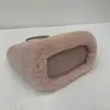 Bolso de mano tipo cesta de verduras nuevo Otoño e Invierno 2020 simple conveniente práctico imitación piel de pelo bolso de hombro