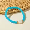 Joyería de Estilo Europeo y Americano, Pulsera de Cristales de Colores Estilo Bohemio, Pulsera de Flor de Trébol de Cuatro Hojas Moderna y Dulce