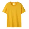 Camiseta de Algodão Puro com Gola Redonda 200g Feita Sob Medida Manga Curta Roupa de Trabalho com Logotipo Impresso Uniforme de Turma de Verão Camisa Cultural Publicitária Feita Sob Medida
