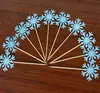 Decoración para hornear pasteles con polvo de oro de color frío Flor de estrella Multi-Amor Tarjeta de papel Enchufe