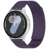 Adequado para Huawei, Samsung e Xiaomi Watch 4/5/6 Interface Plana 20/22mm Pulseira de Silicone Magnética com Padrão Lichia