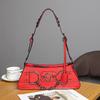 2025 Diseño Nicho Verano Nuevo Patrón Cocodrilo Personalizado Retro Moda Trendy Bolso de Hombro Único Axilar para Mujer