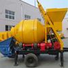 Máquina mezcladora y bombeadora de hormigón todo en uno, sistema operativo de construcción totalmente automático, bomba de suministro de hormigón pequeña