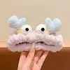 Diadema Linda de Cangrejo para Lavarse la Cara para Niñas, Diadema para Mascarilla Facial, Dulce, No Aprieta la Cabeza, Accesorios para el Cabello