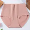 Nuevo Modelo 2025 Ropa Interior Roja para Mujer, Algodón Puro, Cintura Alta, Adecuado para el Año del Caballo, Talla Grande 100kg Shorts Rojos Ancla
