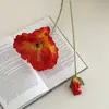 Grande pipoca flor artificial flocando flor falsa flor de seda sala de estar arranjo de flores decoração decoração adereços fabricantes atacado