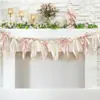Nuevo banderín de guirnalda con lazos rosas de Amazon para fiestas de cumpleaños y decoraciones de despedida de soltera