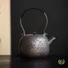 Calentador de té de gran capacidad con asa, tetera de cerámica, juego de estufa de carbón para té para uso doméstico y exterior