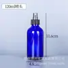 Disponibles en stock varias especificaciones de botellas de spray de vidrio, botellas Boston multicolor, botellas para desinfectante, botellas para aceites esenciales, botellas para cosméticos.