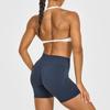 Sujetador Deportivo Transfronterizo de Verano que Muestra el Pecho, Color Nude, con Diseño de Almohadilla en el Pecho, Ropa para Yoga, Sujetador Sexy de Espalda para Mujer