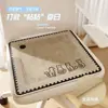 Cojín de asiento de lino para todas las estaciones, ventilado y transpirable, adecuado para sentarse a largo plazo en la oficina, silla de estudiante, cojín antideslizante para glúteos