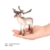 Juguetes Navideños para Niños Ciervo Realista Sólido de Terranova, Alce, Poni, Ciervo, Modelo de Juguete de Alce Macho Adornos