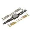 Adequado para Apple appl ewatch ultra2 49mm Nova pulseira de triângulo cintura fina fileira dupla pequeno perfume