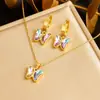 Tendencia de moda pendientes de cabeza de belleza redondos irregulares marca pendientes de cadena de suéter de acero inoxidable traje para mujer