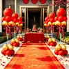 Pilares de Boda Marcadores de Camino Globos de Personajes Decoración de Entrada de Boda al Aire Libre en el Campo Set Flotante en el Suelo Decoración de la Habitación de Bodas