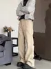 Pantalones Casuales de Trabajo Modernos Estilo Americano para Adolescentes, Hombres y Mujeres, Nuevos Pantalones Rectos Versátiles Estilo Ins para Primavera y Otoño
