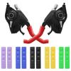Juego de manetas de freno rectas antideslizantes para bicicleta transfronterizo cubierta protectora para maneta de freno de bicicleta de montaña cubierta de silicona para maneta de freno