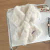 Bufanda Linda Cálida Versátil de Atmósfera Rellena Bufanda Cruzada de Cuello de Piel Sintética Bufanda Cálida Cómoda Transpirable