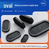 Proteção ambiental dupla face oval cintura longa fivela de cartão bobina protetora proteção ambiental saída retardadora de chama à prova de poeira anel de vedação caixa de distribuição