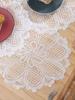 Moderno simples ins Table Mat Lace Lace Placemat Round Heat isolado Coffee Coaster Home Guardanapo Decorativo Cross Border