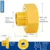 Adaptador Redutor de Interface de Bomba de Água 100% Cobre 6mm para 1 Polegada Rosca Interna/Externa União Reta de Cobre Conector de Medidor de Água 4mm