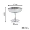 Copo de Sorvete de Aço Inoxidável 304, Copo Ocidental para Milkshake, Lanche, Frutas, Copo de Pudim para Sobremesa, Tigela Alta de Sorvete Retrô